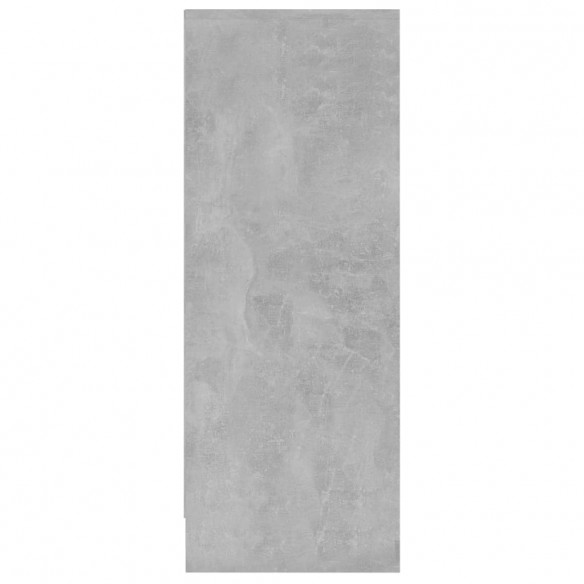 Armoire à chaussures Gris béton 60x35x92 cm Aggloméré