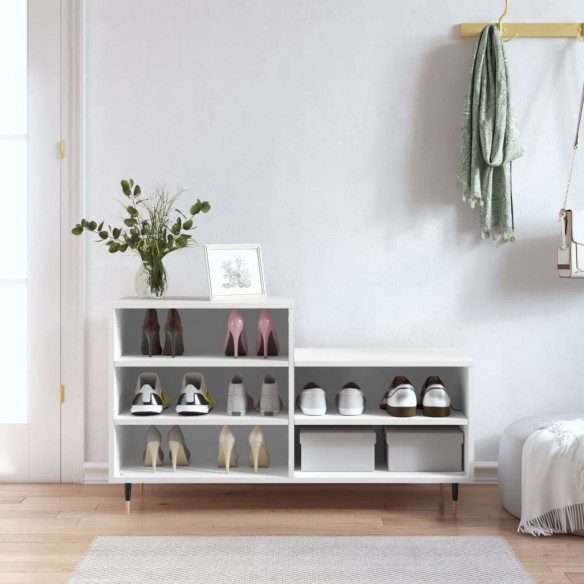 Armoire à chaussures Blanc 102x36x60 cm 