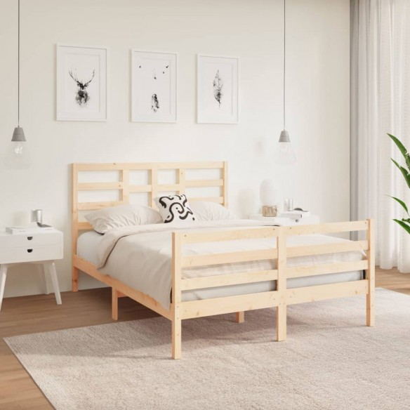 Lit Bois massif 140x190 cm