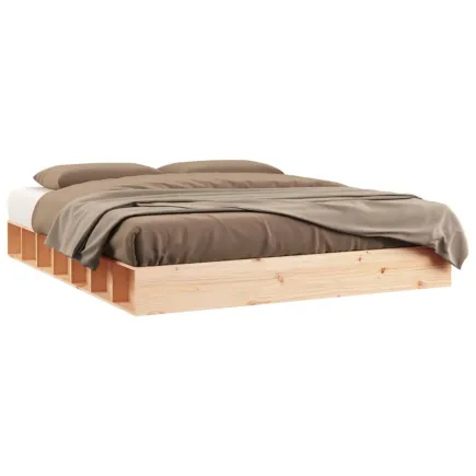 Lit 140x200 cm Bois massif 2