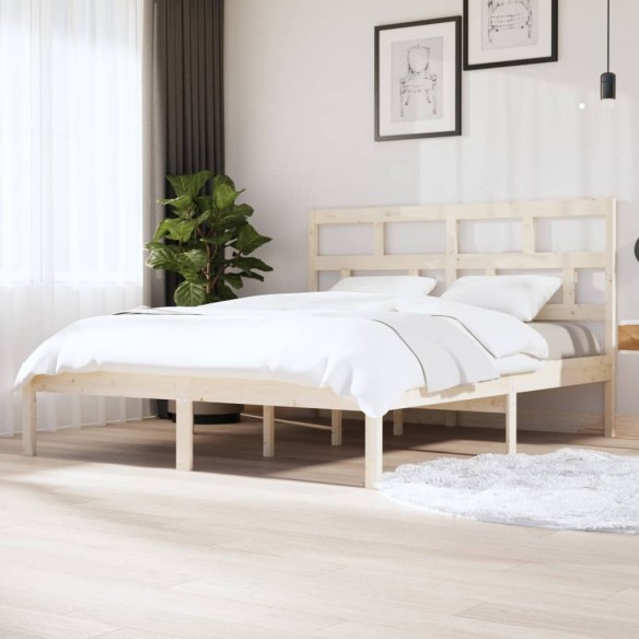 Lit Bois massif 180x200 cm Super King