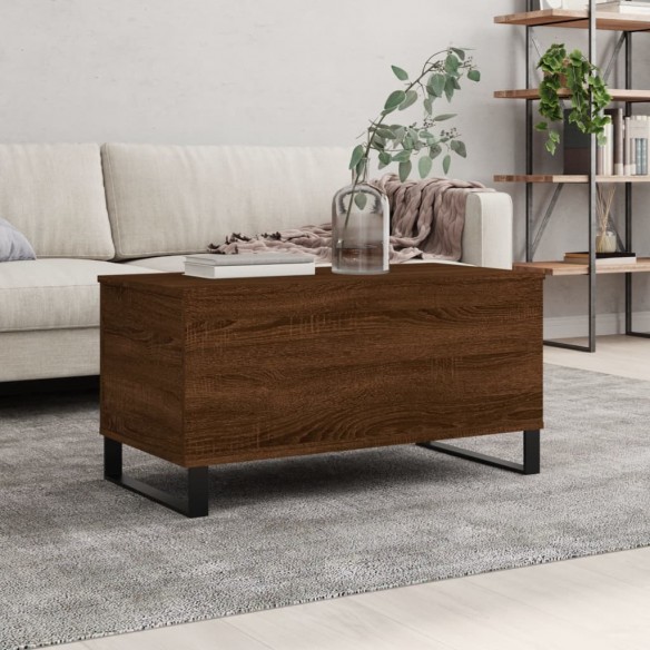 Table basse Chêne marron 90x44,5x45 cm 