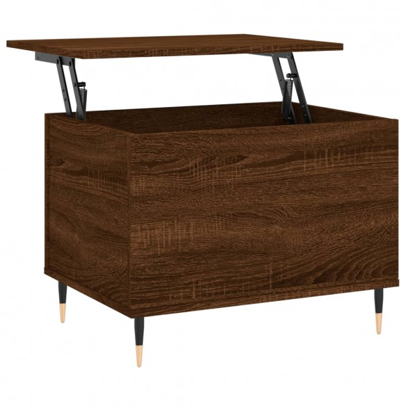 Table basse Chêne marron 60x44,5x45 cm 