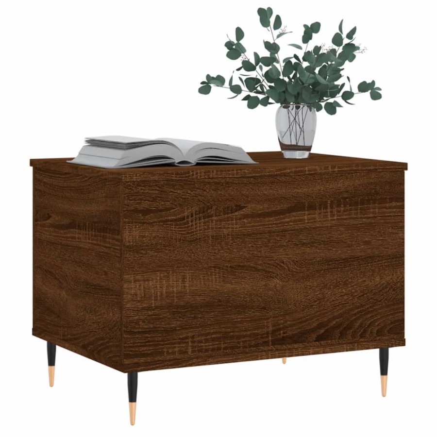 Table basse Chêne marron 60x44,5x45 cm 