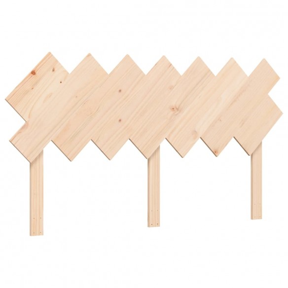 Lit avec tête de lit 140x190 cm bois massif