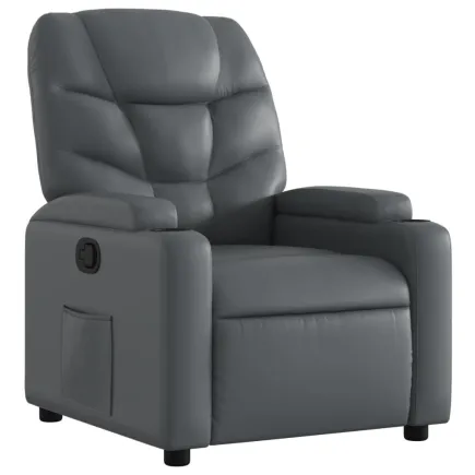 Fauteuil inclinable Gris Similicuir 2