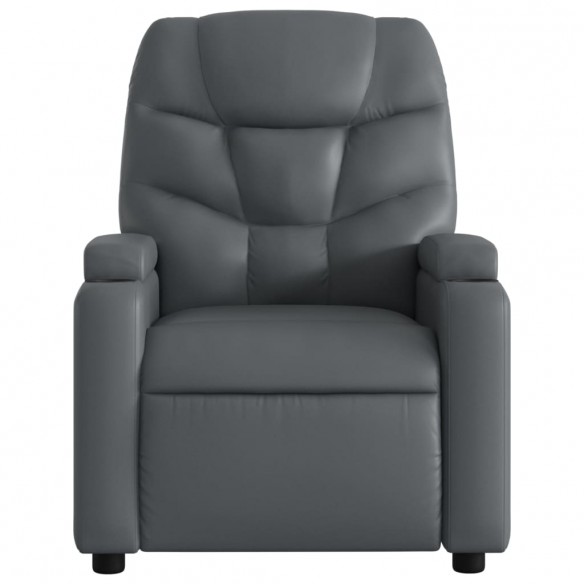 Fauteuil inclinable Gris Similicuir Fauteuil inclinable Gris Similicuir