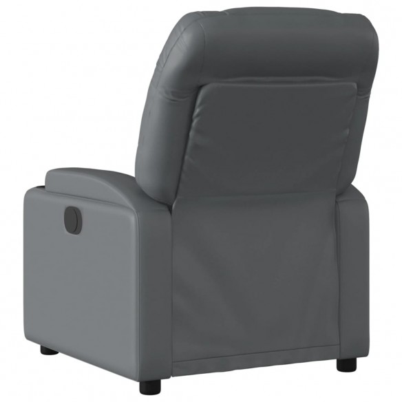 Fauteuil inclinable Gris Similicuir Fauteuil inclinable Gris Similicuir