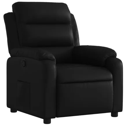 Fauteuil inclinable Noir Similicuir 2