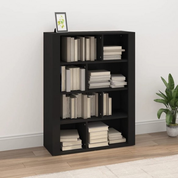 Buffet Noir 80x30x106 cm 