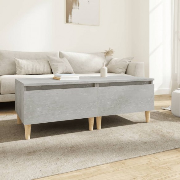 Tables d'appoint 2 pcs Gris béton 50x46x35 cm 