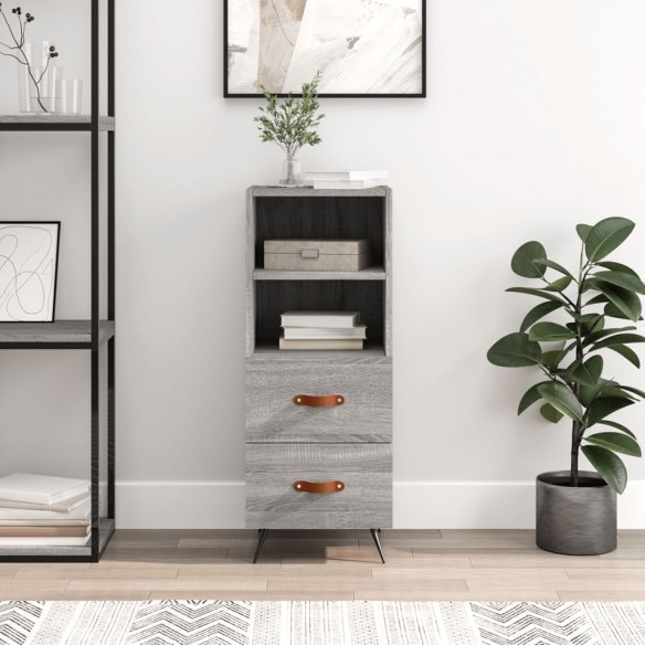 Buffet Sonoma gris 34,5x34x90 cm 