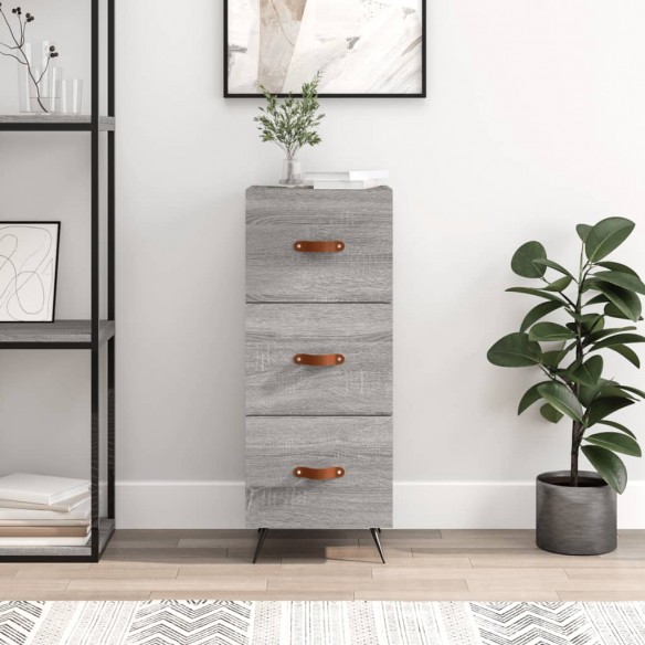 Buffet Sonoma gris 34,5x34x90 cm 
