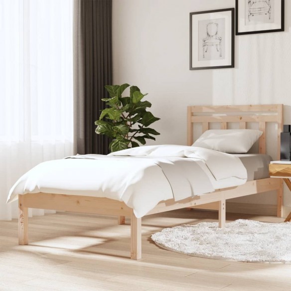 Lit Bois massif 75x190 cm Petit simple