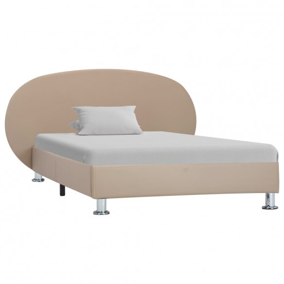 Lit Cappuccino Similicuir 100 x 200 cm