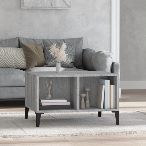 Table basse Sonoma gris 60x50x36,5 cm 
