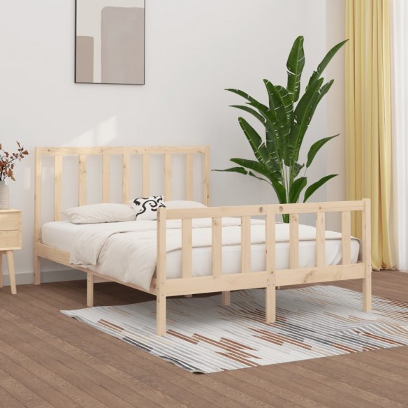 Lit bois massif 120x190 cm petit double