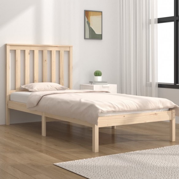 Lit Bois de pin massif 100x200 cm