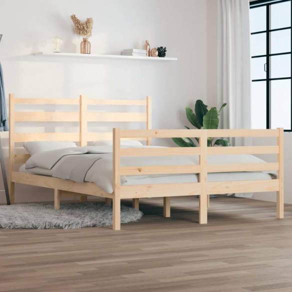 Lit Bois de pin massif 160x200 cm