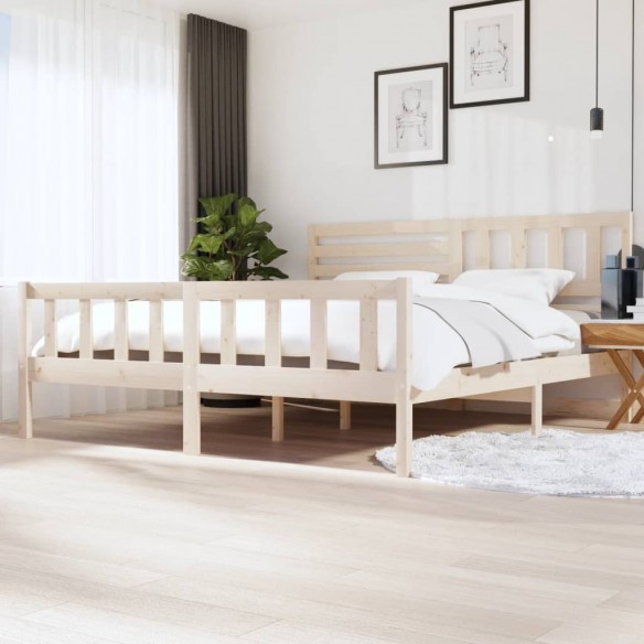 Lit Bois massif 200x200 cm