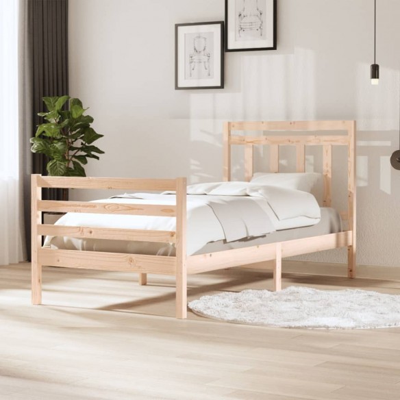 Lit bois massif 100x200 cm