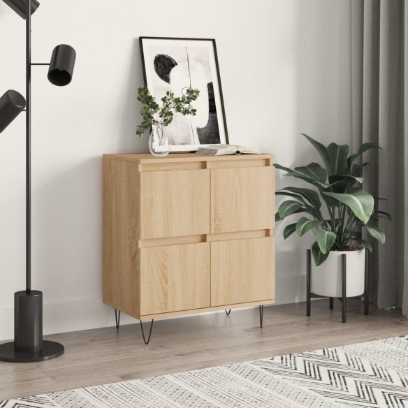 Buffet Chêne sonoma 60x35x70 cm 