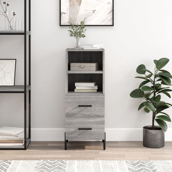 Buffet Sonoma gris 34,5x34x90 cm 