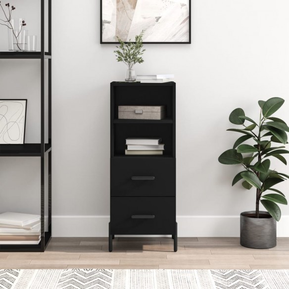 Buffet Noir 34,5x34x90 cm 