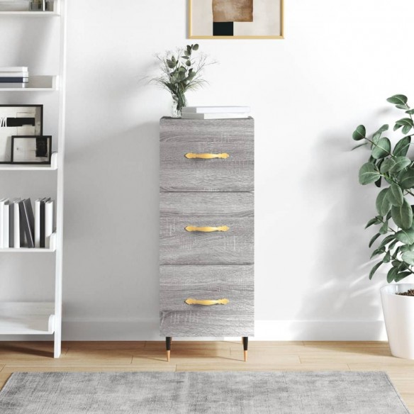 Buffet Sonoma gris 34,5x34x90 cm 