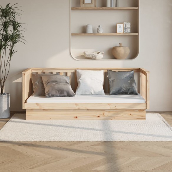 Lit de jour 90x190 cm Bois de pin massif