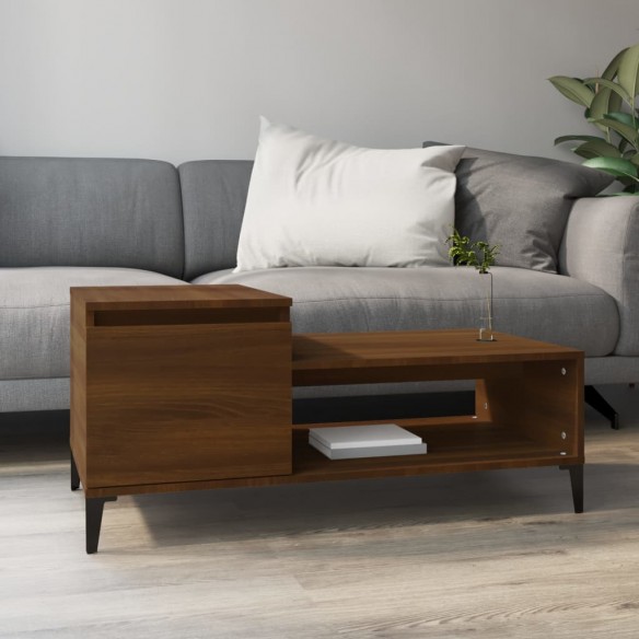 Table basse Chêne marron 100x50x45 cm 
