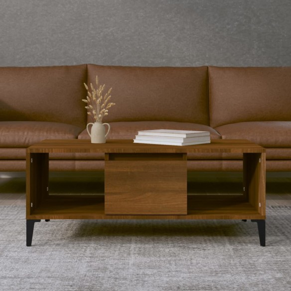 Table basse Chêne marron 90x50x36,5 cm 
