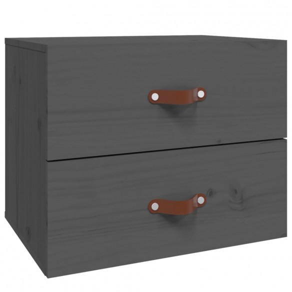 Tables de chevet murales 2 pcs Gris 50x36x40 cm Tables de chevet murales 2 pcs Gris 50x36x40 cm