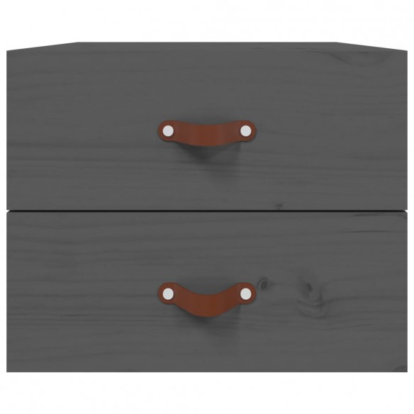 Tables de chevet murales 2 pcs Gris 50x36x40 cm Tables de chevet murales 2 pcs Gris 50x36x40 cm