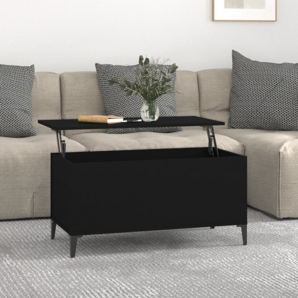 Table basse Noir 90x44,5x45 cm 