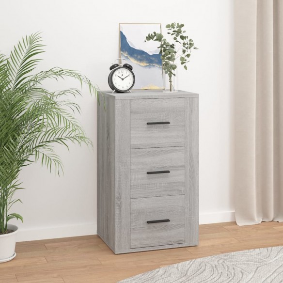 Buffet Sonoma gris 40x33x70 cm 
