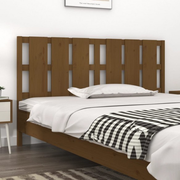 Tête de lit Marron miel 185,5x4x100 cm Bois massif de pin