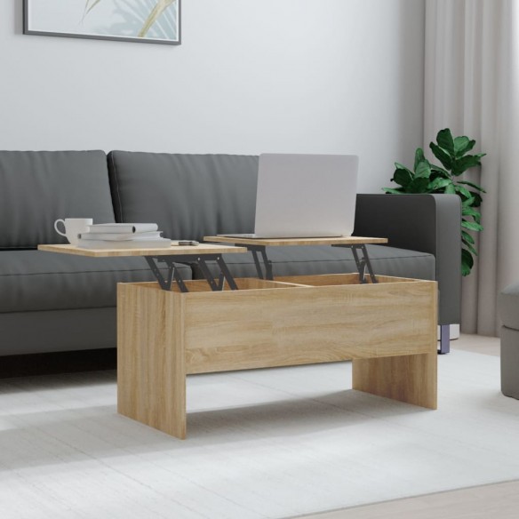 Table basse Chêne sonoma 102x50,5x46,5 cm 
