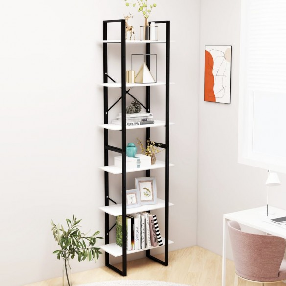 Étagère de rangement Blanc 60x30x210 cm 