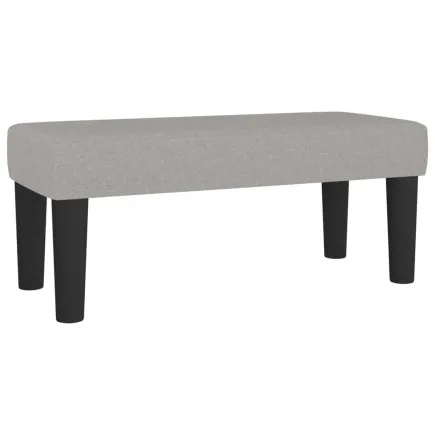 Banc Gris clair 70x30x30 cm Tissu 2