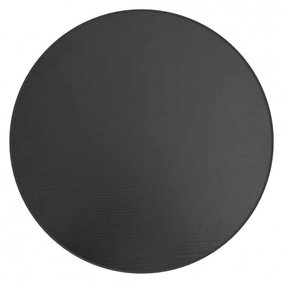 Table à thé Noir Ø35 cm MDF Table à thé Noir Ø35 cm MDF