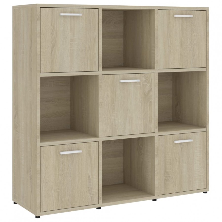 Bibliothèque Chêne sonoma 90x30x90 cm Aggloméré