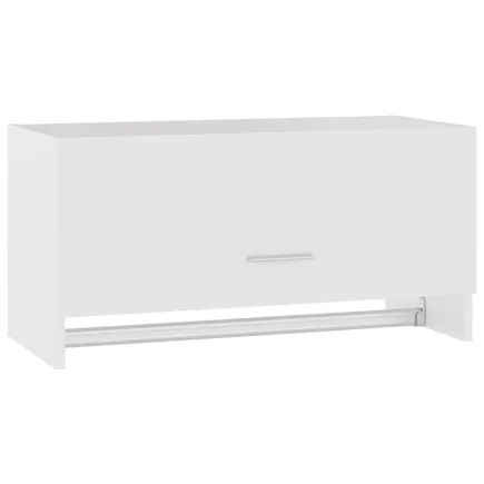 Garde-robe Blanc 70x32,5x35 cm Aggloméré 2