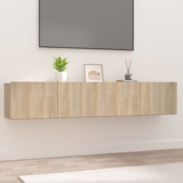 Meubles TV 2 pcs Chêne sonoma 80x30x30 cm 