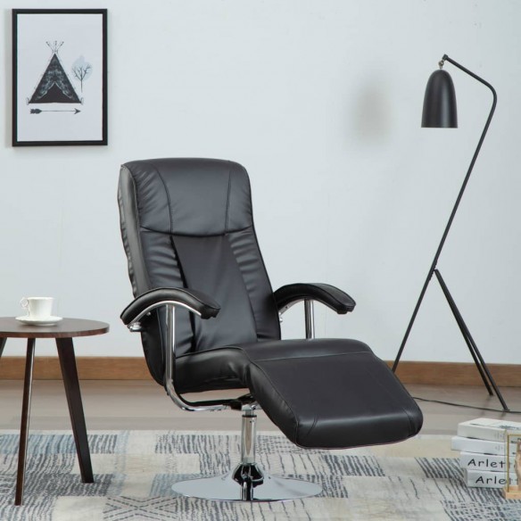 Fauteuil TV Noir Similicuir
