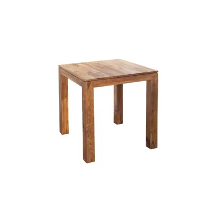 Table salle à manger carrée en bois massif