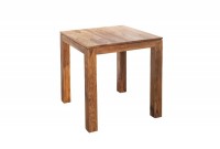 Table salle à manger carrée en bois massif Table salle à manger carrée en bois massif