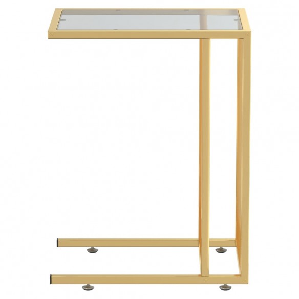 Table d'appoint pour ordinateur Noir 50x35x65 cm Verre trempé Table d'appoint pour ordinateur Noir 50x35x65 cm Verre trempé