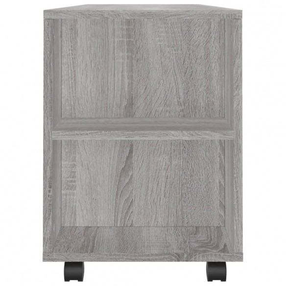 Meuble TV sonoma gris 102x34,5x43 cm bois d'ingénierie