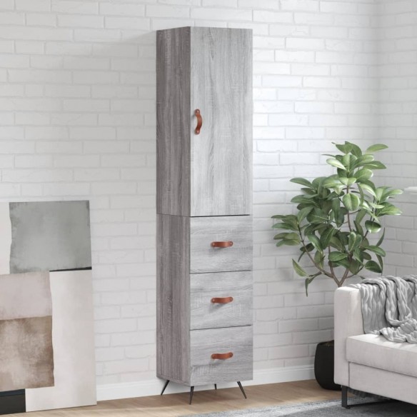 Buffet haut Sonoma gris 34,5x34x180 cm 